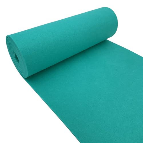 aufodara Felt Fabric 11.8 x 98.4 inch Craft Felt Fabric Roll, Felt 3mm Thick for Felt Table Mats DIY Arts & Crafts Patchwork Sewing Decorations (Mint Blue) - color: Mint Blue