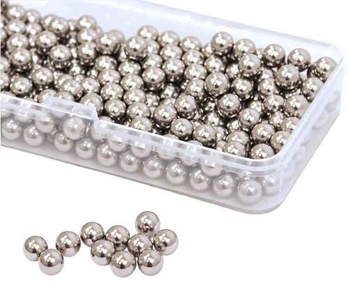 Stainless Steel Mixing Balls | Pack of 250 Rust-Proof Agitator Spheres for Model Paint, Acrylics, Enamels & Airbrush Bottles | 5 mm (0.20") - size: Pack of 250 balls, 5 mm-0.20in