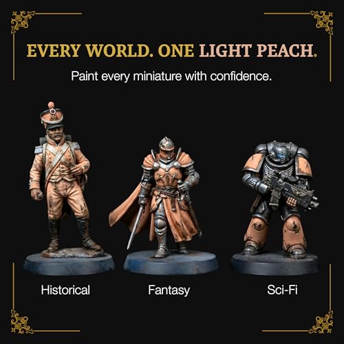 Ludus Bellum Miniature Paint Light Peach Color 18ml Dropper Bottle - color: Light Peach