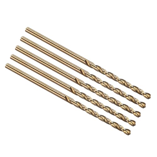 PATIKIL #47 Drill Bit Micro 4341 High-Speed Steel for Thin Metal 5 Pack - size: #47