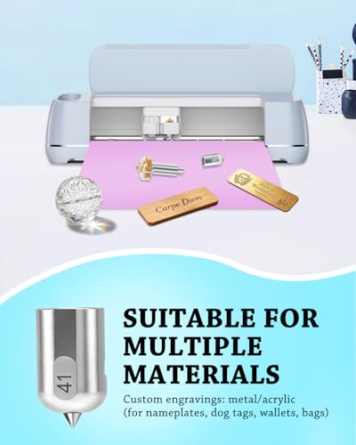 UCEC Engraving Tip (41) Compatible with Cricut Maker 4/Maker 3/Maker - color: Engraving