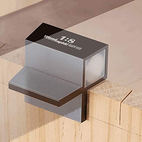 Dovetail Saw Guide – 1:8 Angle for Hard Wood – CNC Machined Magnetic Layout Tool for Accurate Joinery, Marking Lines, and Hand-Cut Woodworking Projects - size: Saw Guide - 1:8 for Hard Wood
