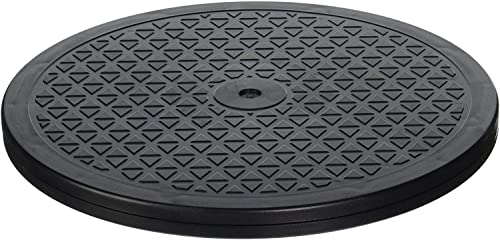 LapWorks Lazy Susan Heavy-Duty Swivel Stand - Rotating Utility Turntable Base for Monitors, Laptops, House Plans, Kitchen & Home Organization, Crafts, and Displays - size: 8-inch, 2pk