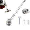 Positioning Calipers for Precise Measurements & Easy Wood Cutting,Adjustable Stainless Steel Circular Saw Guide Rail for Circular Saw Furniture Making (small size) - size: small size
