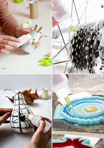 Glue Applicator Bottle Precision Tip Squeezable Bottle and Dispenser Nozzle - size: 30ml, 50ml
