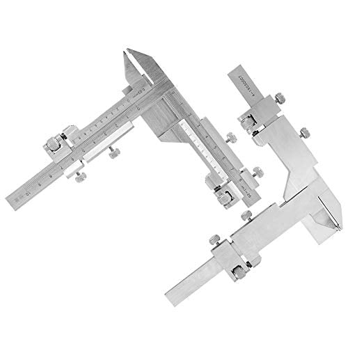 Stainless Steel Height Vernier Caliper Gear Tooth Altitude Slide Marking Ruler