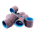 Benchmark Abrasives 1.5" x 1.5" Aluminum Oxide Abrasive Spiral Bands for Rotary Tools, Drum Sleeves for Sanding Deburring Blending Polishing on Metals Plastic Wood Rubber (10 Pack) - 60 Grit - style: 60 Grit