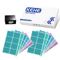 Detailing Sandpaper Sheets & Handheld Block Kit for Nibs, Runs and Imperfections,K600,K800,K1200,K1500,K2000,K3000,12 Sheets - size: Handheld Block + 12 Sheets