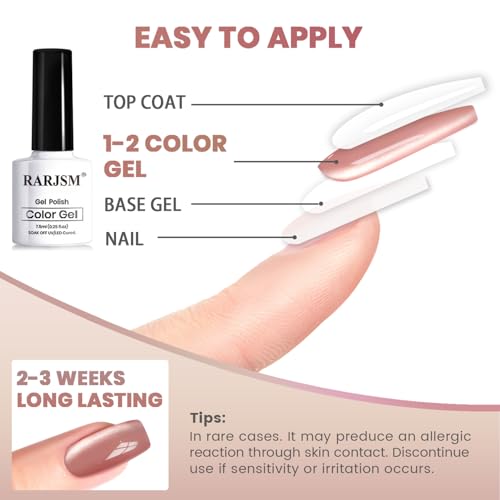 RARJSM Nude Glitter Cat Eye Gel Nail Polish Set 6Pcs Ceramics Pink Light Purple Brown Velvet Shimmer Smoothie Cateye Gel Polish with Magnetic Stick UV LED Curing Require Home Salon Nail Design - color: Nude Ceramic Cat Eye Set