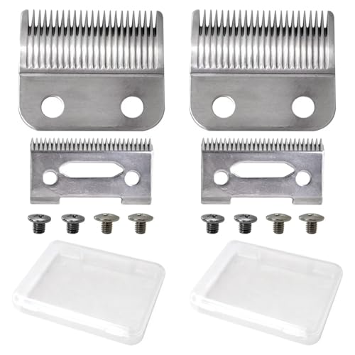 Upgraded 2 Hole Clipper Blade Replacement for Wahl for Precision Premium Smooth Cut/ElitePro/ExtremeGripPro/ MC3/ ProSeriesPlatinum/Self-CutPro/Pet-Pro/ *NotfitMulti-Purpose79607