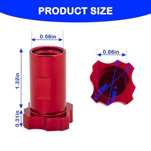 Osilly Car Spray Gun Cup Adapter, Master Elite Paint System MPS Automotive Female Adapter with 16mm 1.5mm Thread, Fit PRO-33, PRO-44, PRO-88 HVLP Spray Gun Models, Universal for SUV Truck RV - color: Internal thread