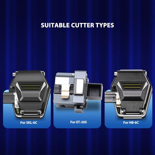 Fiber Replacement Blade Tungsten Steel Replacement Cutting Wheel Fiber Cleaver Blade 22mm Fiber Optical Cutting Wheel for Fiber Cutter