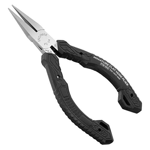 ENGINEER PS-04 Precision Flat Nose Pliers 132mm, ESD Safe, Made in Japan - style: Lead Pliers