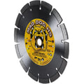 Delta Diamond Mad Dog HS 7 Inch Segmented Diamond Saw Blade, .095 X DM-7/8-5/8" Arbor, Premium, Wet/Dry, Laser-Welded, General Purpose Cutting Concrete, Masonry, Stone (7") - size: 7 Inch