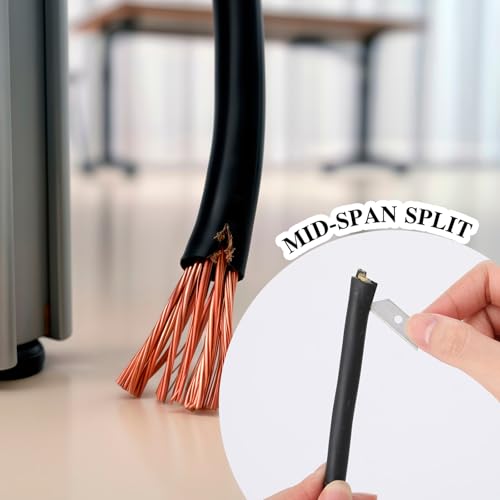 Lothee 50pcs Replacement Mini Blade Fiber Optic Drop Cable Slitter Blade