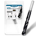 9/16 Inch Cobalt Drill Bit, HSS M35, Industrial Grade, TiAlN Coated - size: 9/16 Inch
