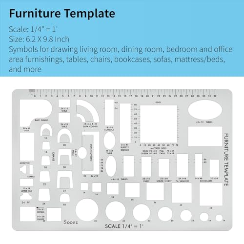 Sooez Architectural Templates, House Plan Template - color: Yellow