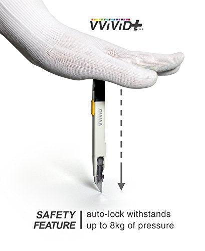 VViViD+ Premium Retractable Precision Balanced Multi-Use Utility Blade (3 pieces) - size: 3 pieces