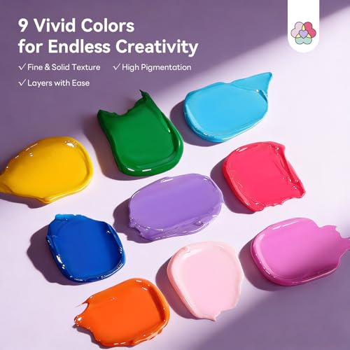 SAVILAND Patting Gel Polish Pallete Pat Pat Gel 9 Colors - color: Multiple colors, size: 24pcs