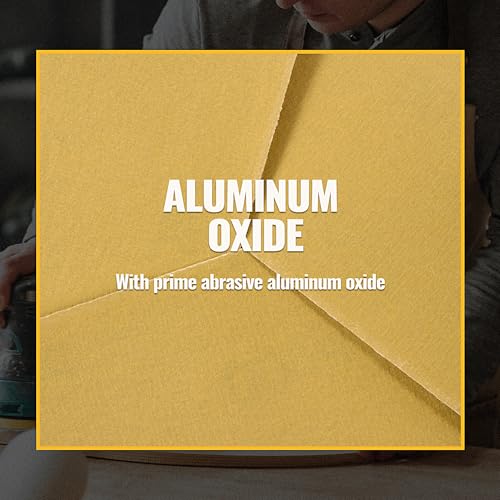 S SATC 40PCS 1/4 Sheet 600 Grit Aluminum Oxide Gold Hook and Loop Sandpaper for Palm Sander, Wood, Metal, Plastic - style: 600grit