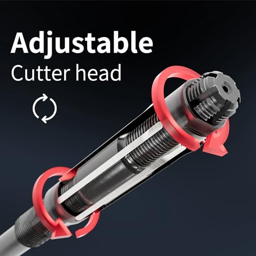 Adjustable Hand Reamer 6.5-7mm，Hardened HSS Grip Reaming Metric Reaming Drill Bit DRINYOUNG(6.5-7) - size: 6.5-7