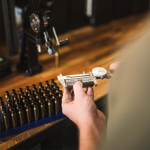 Frankford Arsenal Stainless Steel Dial Caliper with Case for Reloading,silver - style: Dial Calipers
