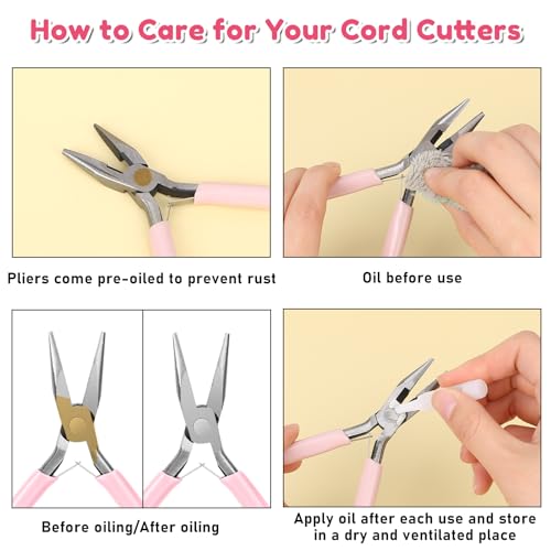 5 Inch Long Nose Pliers Mini Pliers Mini Needle Nose Plier for Jewelry Making, Comfort Grip Handle Craft Plier for Electronics Repair Supplies Wire Beading Hobby
