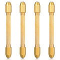 iplusmile Mini Hand Drill Double-Head Pin Vise for Watch Repairing Jewelry Making Model Carving Micro Drilling 4 Pcs Hand Drill Set for Precise Hole Drilling