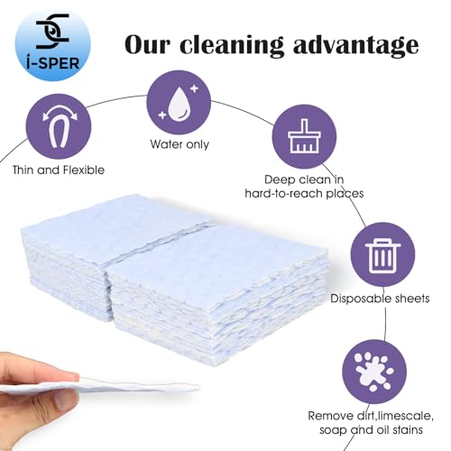 24 Pack Scouring Scrub Pad Singles with Foam | Multi-Surface | Non-Scratch - size: 24 PCS