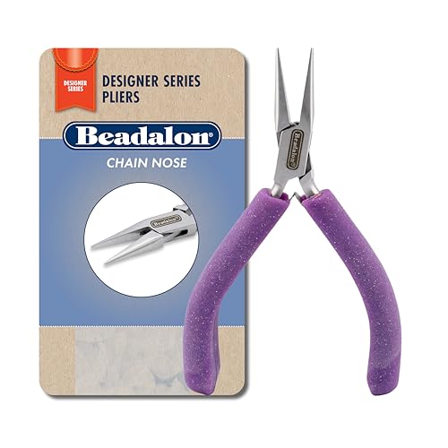 Beadalon Designer Series Pliers Kit - Chain Nose, Lavender Speckle - color: Lavender Speckle, style: Chain Nose