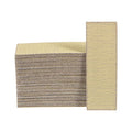 HARFINGTON 50pcs Micro Sander Paper 100 Grit 3.5x1.2 Inch Mini Sanding Sheets Strips Hook Loop Sandpapers for Wood Metal Small Projects Tight Spaces Polish Work - size: 100 Grit