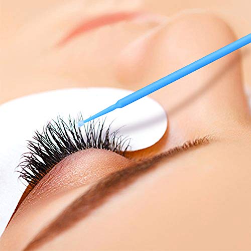 G2PLUS Cotton Swabs 500PCS Disposable Micro Applicator Brushes Micro Swabs - color: Blue, size: 500PCS