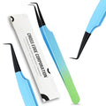 90 Degree Boot Lash Tweezers for Volume Fans - color: Cectweezer-05