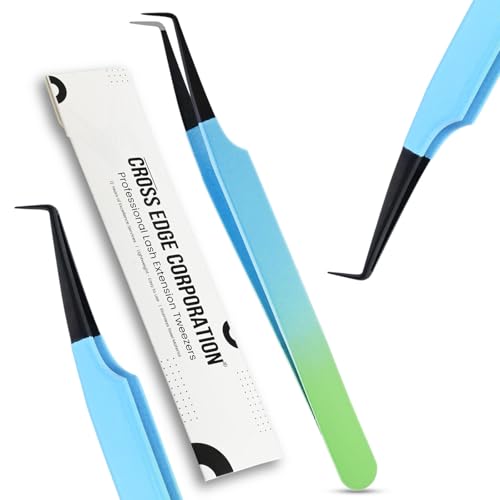 90 Degree Boot Lash Tweezers for Volume Fans - color: Cectweezer-05