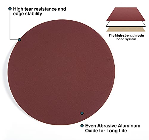 80PCS 6 Inch Sanding Discs Self Stick 80-1000 Grits Sanding Disc for Orbital Sander and Belt Disc Sander Adhesive Backed Sandpaper - style: 80pcs 6inch 80-1000 grits
