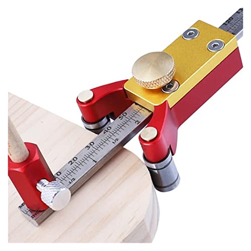 Scriber Marking Tools Scriber Adjustable Straight Arc Wheel Marking Gauge Tool Parallel Line Drawing