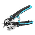 DURATECH Leather Hole Punch, Heavy Duty 6-Hole Punch Plier Tool