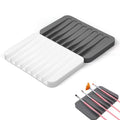 2pcs Paint Brush Holder, Silicone Washable Paintbrush Organizer Stand