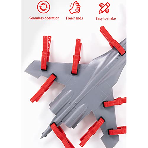 2/4/20 PCS Seamless Auxiliary Clamp Model Tool for Hobby Model DIY - color: 4pcs