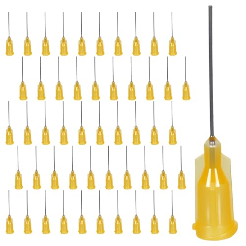 50pcs 23G 1 inch Blunt Tip Glue Dispensing chew - size: 23G 50PCS