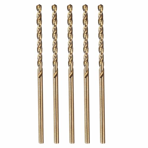 5pcs Micro Drill Bit #45 Diameter 2.083mm 4341 HSS for Soft Metal - size: #45