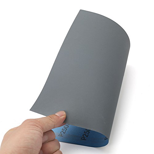 LotFancy 2500 Grit Sandpaper, 9 x 11 30PCS Dry Wet Sand Paper, Silicon Carbide Sanding Sheet for Automotive Wood Furniture Metal Sanding, Polishing, Finishing - size: 2500 Grit