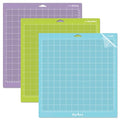 ReArt Cutting Mat Variety 12x12 – 3 Pack Strong, Standard, Light-grip Adhesive Cut Mat Replacement - color: Variety 3P