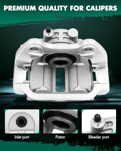 SCITOO Rear Left Disc Brake Caliper With Bracket 18B4854 Silver - size: Rear Driver[18B4854]Silver