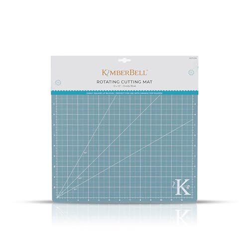 Kimberbell 360 Rotating Cutting Mat - Self Healing Mat for Fabric and Crafts, Rotary Cutting Board for Craft, Rotary Fabric Cutting Mat, Quilting Supplies