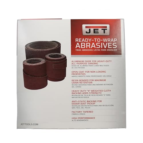 JET 22" Ready-to-Wrap Sandpaper, 150 Grit (60-2150) - style: 150 Grit