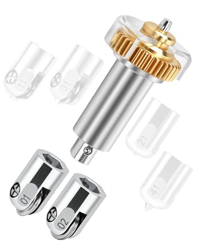 UCEC 2 Pcs Scoring Wheels+Drive Housing Compatible with Cricut Maker 4/3/1 - color: Drive & Scoring (01+02)