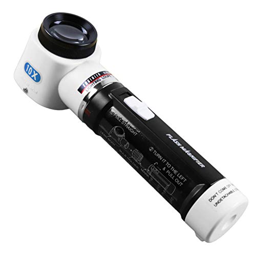 ENGINEER SL-71 LED Flashlight Loupe, 10x Magnifying Tool, Made in Japan