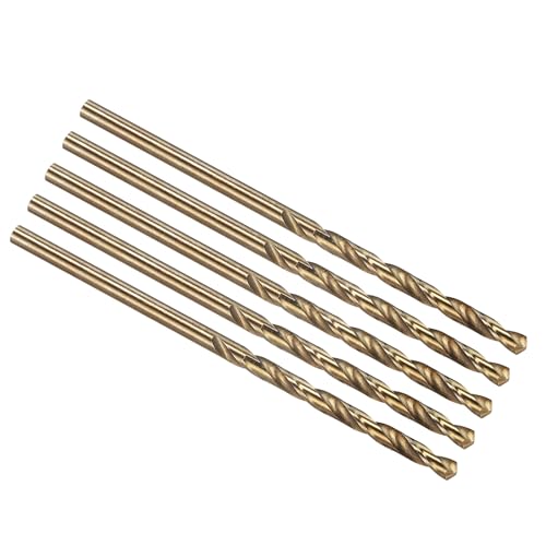 PATIKIL #32 Drill Bit Micro 4341 High-Speed Steel for Thin Metal 5 Pack - size: #32
