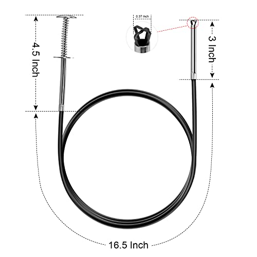 SARDVISA 24-Inch Flexible Claw Pickup Tool, Small Caliber Grabber - size: Flexible bend pick tool Non-magnetic